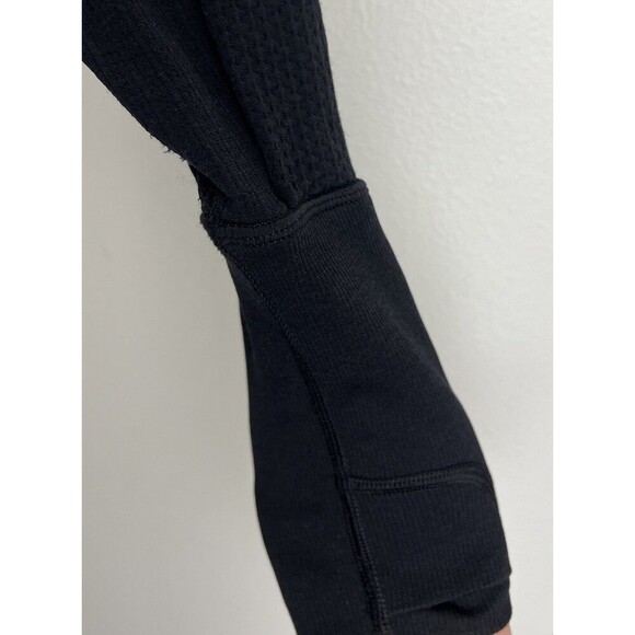 Lululemon Women's Engineered Warmth Pullover Mock Neck Black Size 8 Athleisure - Picture 8 of 10